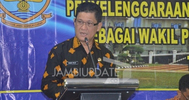 Plt Sekda Provinsi Jambi, Erwan Malik. Foto: Dok. Jambiupdate.co