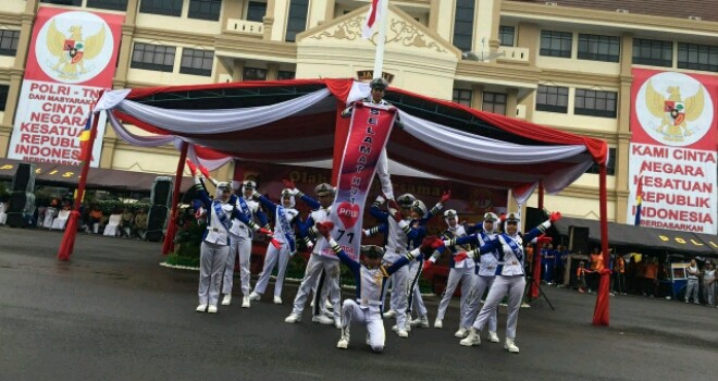 Gelar Olahraga Bersama, Polda Jambi.