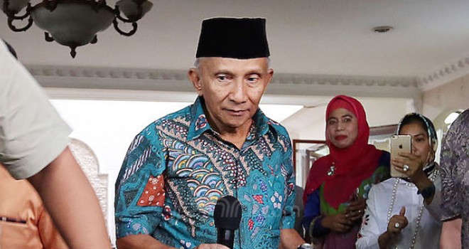 Mantan Ketua MPR Amien Rais.