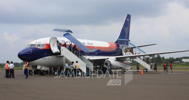 Maskapai Sriwijaya Air. Foto: Dok. Jambiupdate.co
