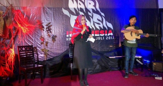 Istri Kapolresta Jambi, Nyonya Irene Dalimunthe.