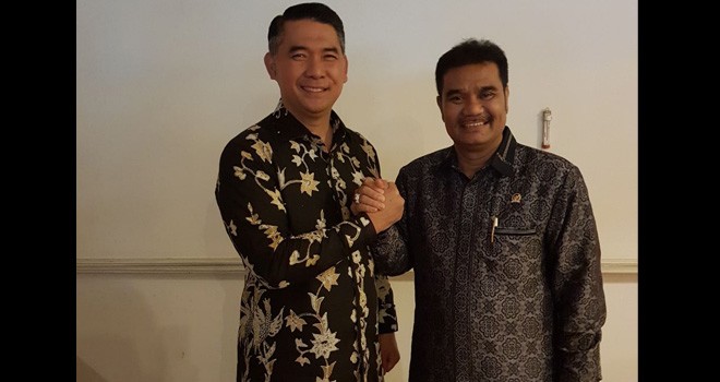 Sy Fasha bersama Sutan Adil Hendra (SAH).