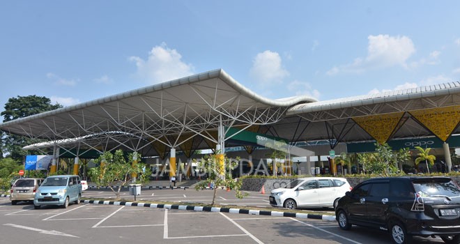 Terminal bandara Sultan Thaha Jambi. Bandara ini menjadi yang terbaik dunia dalam hal pelayanan berdasarkan survey ASQ Quarter II/2017. Foto: M.Ridwan/JE
