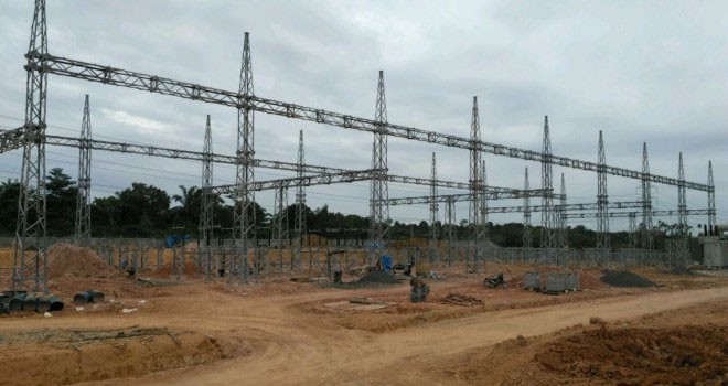 Gardu Induk PLN Kabupaten Tebo.