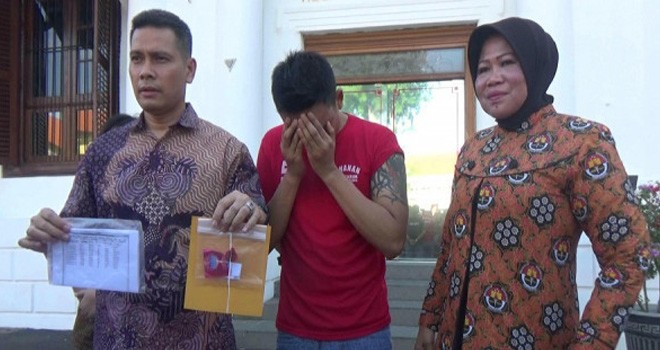 Pelaku pencabulan terhadap anak-anak panti asuhan. Foto: Pojokpitu