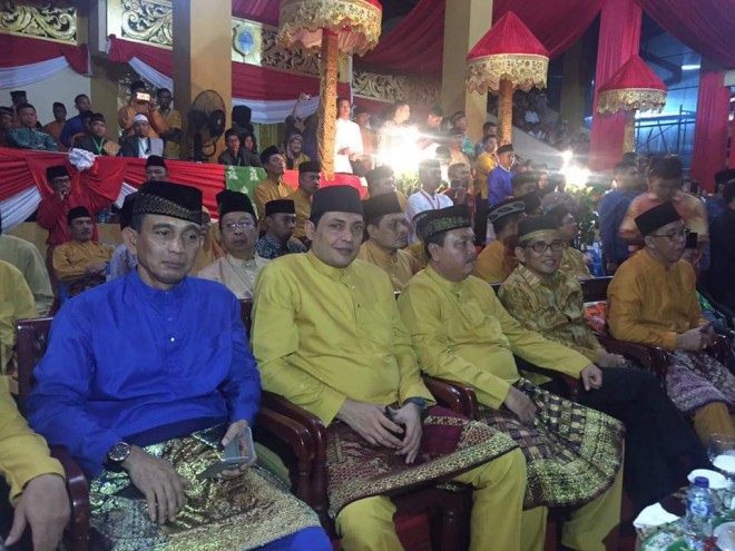 H Bakri saat menghadiri Pembukaan MTQ.