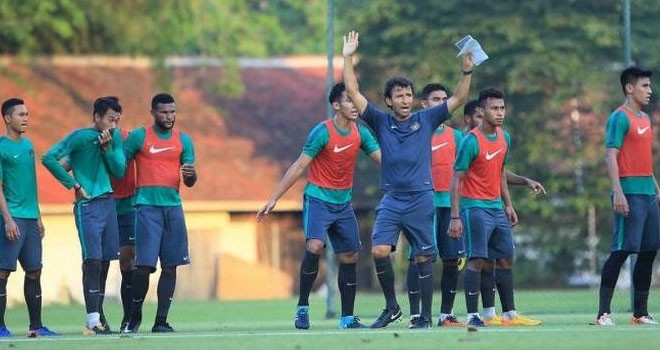 Timnas U-22 Indonesia boyong 21 pemain. Foto: Jawapos