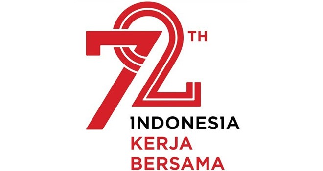 Logo 72 tahun Kemerdekaan Indonesia. (SE Setneg)
