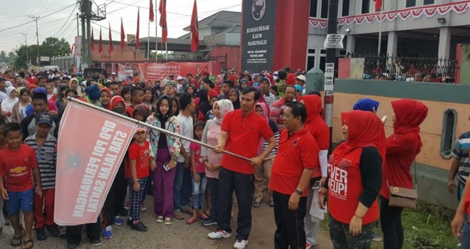 DPD PDI Perjuangan Provinsi Jambi Gelar Hiburan Rakyat.