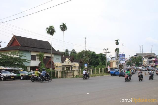 Lokasi pembangunan JBC di Simpang Mayang Kota Jambi. Foto: Dok. Jambiupdate.co