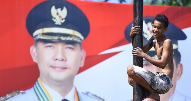 Walikota Jambi, Sy Fasha akan menghadiri lomba panjat 72 batang pinang di Kebun Handil.