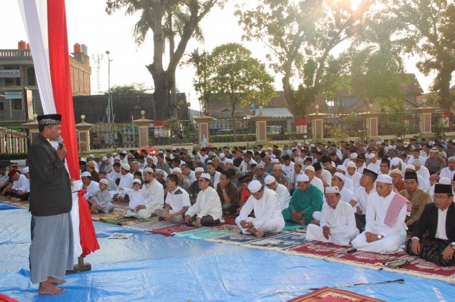 Polda Jambi Gelar Salat Idul Adha.