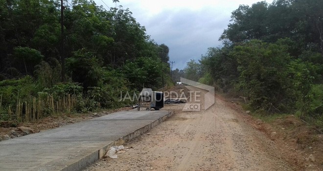 Proyek Provinsi di Sarolangun Tanpa Papan Merek.