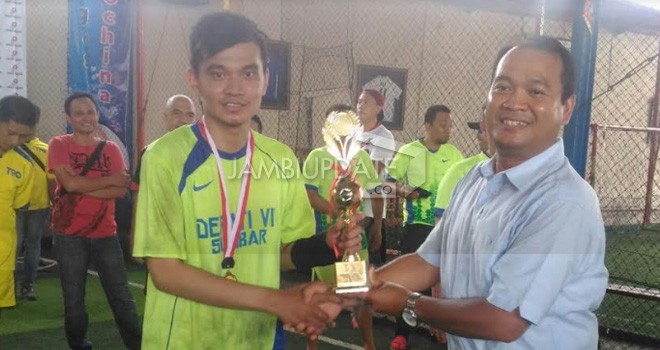 Wartawan Jambi Ekspres Raih Predikat Kiper Terbaik.