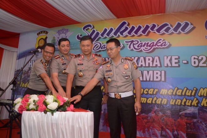 HUT Lantas ke 62, Kapolda Launching Program Inovasi Ditlantas Polda Jambi.