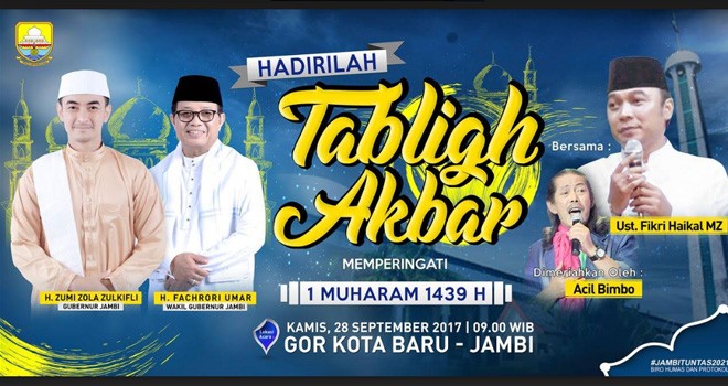 Pemprov Jambi Gelar Tabligh Akbar.