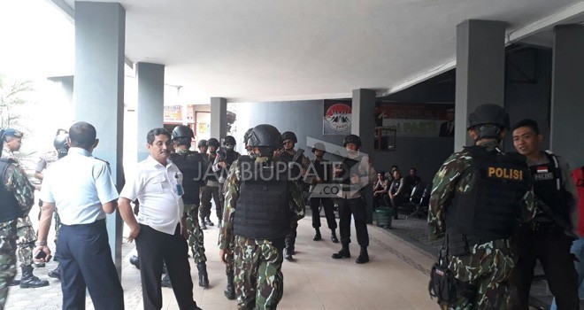 Suasana di Lapas Jambi, Rabu (27/9).