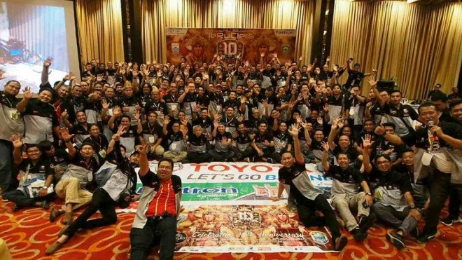 Acara milad satu dekade Terios Rush Club (TeRuCi) Chapter Jambi. 
