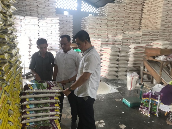 Pasokan Beras Medium di Jambi Diisukan Menurun, Satgas Pangan Lakukan Sidak.