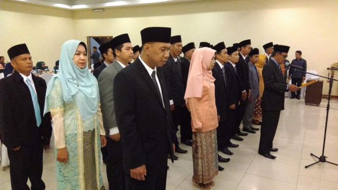 33 Panwascam Kota Jambi Resmi Dilantik