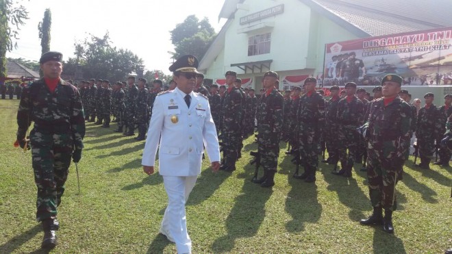 HUT TNI ke 72, Korem Garuda Gapu Gelar Drama Kolosal Perjuangan Sultan Thaha Jambi.