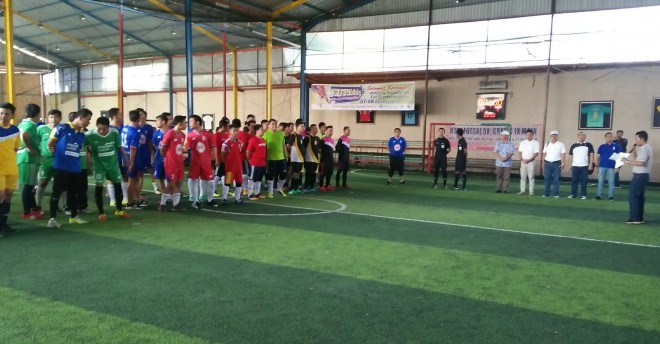 Pembukaan acara BMPD-Forweb Futsal Competition.