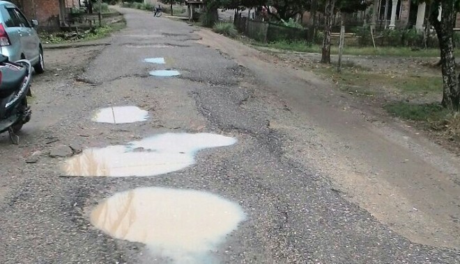 Warga Minta Jalan Desa Lubuk Ruso Diperbaiki.