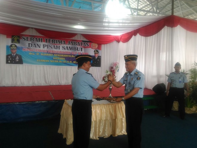 Sertijabkan Kalapas Klas IIA Jambi.