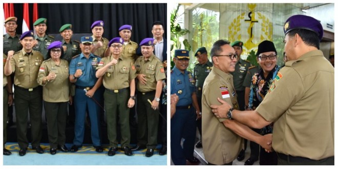 Walikota Fasha bersama Zulkifli Hasan saat Acara akbar HUT IARMI Ke - 37 di Malang.