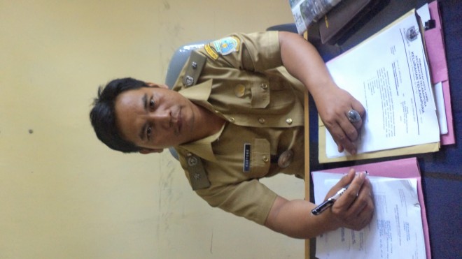 Hartono, Lurah Telanaipura.