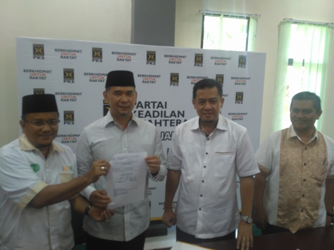 Sy Fasha - Maulana mendapatkan rekomendasi dukungan dari PKS.