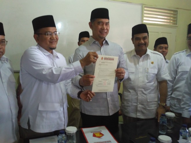 Sy Fasha - Maulana mendapatkan rekomendasi dukungan Gerindra.