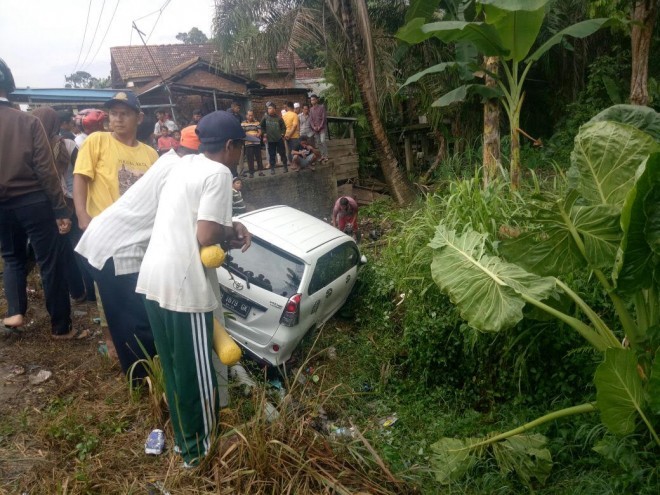 Kecelakaan tunggal di Muarojambi.