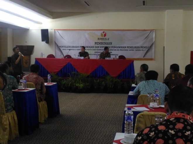 Bawaslu menggelar pembinaan penyelenggaraan pengawasan dan suverpisi pengawasan pemilihan.