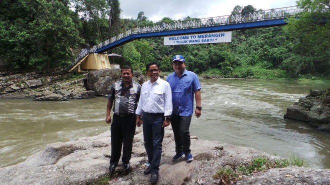 H Bakri saat berada di Geopark Merangin