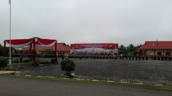 Upacara pembukaan Pendidikan Alih Golongan. 