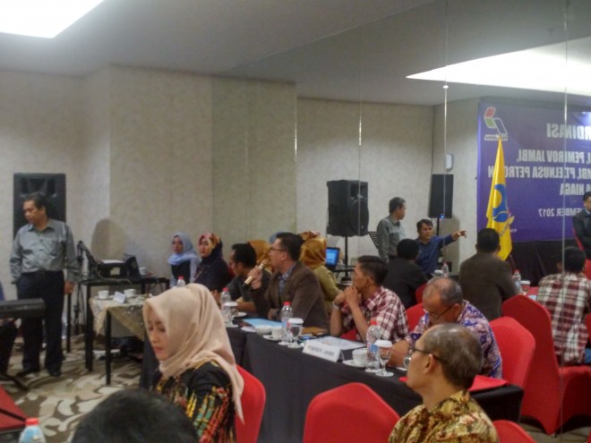 Rakor Hiswana Migas, Pemprov Jambi, PT. Pertamina Jambi di Swiss-Belhotel, Sabtu (25/11).
