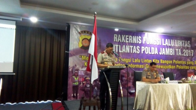 Kapolda Jambi Minta Polantas Ikuti Kemajuan Teknologi.
