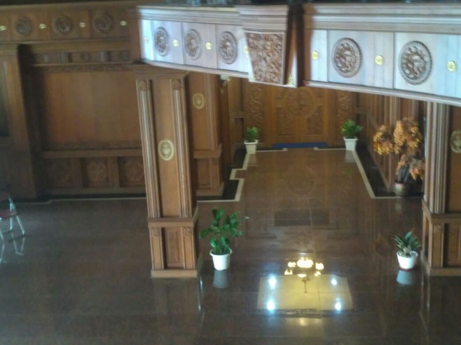 Ruang kerja Gubernur Jambi nampak tertutup rapat. 