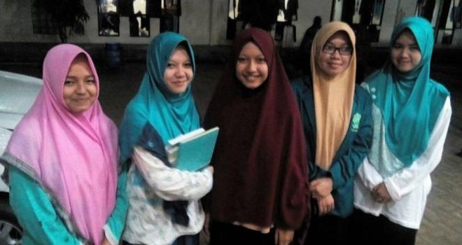 Peserta MQKN asal Jambi sebelum bertanding di MQKN di Jepara.