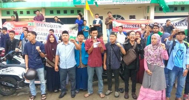 Orasi Penyampain tuntun aksi.