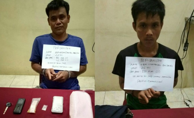 Satresnarkoba Batanghari Ciduk 2 Pengedar Narkoba.