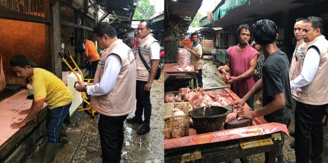 Polda Jambi Sidak ke Pasar Angsoduo.