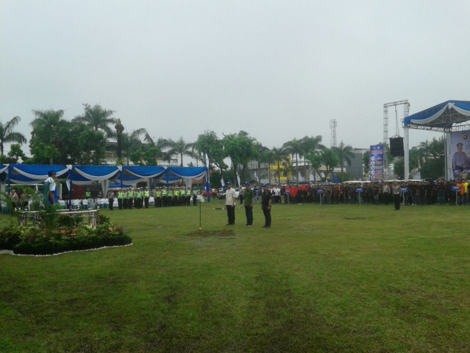 Ditlantas Polda Jambi Gelar Apel Besar Komunitas Otomotif.