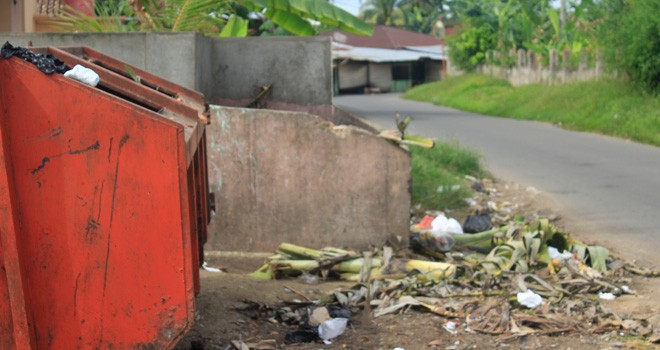 Tempat pembungan sampah.