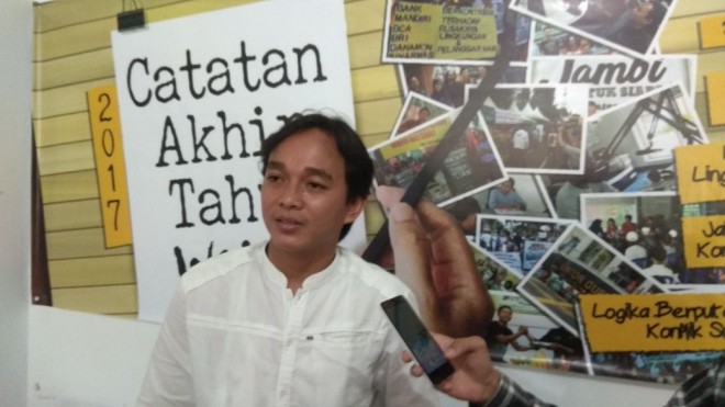 Direktur WALHI Jambi Rudiansyah.