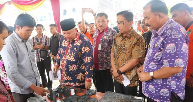 Kegiatan Bursa Inovasi Desa yang digelar Dinas Pemerintahan Desa (PMD) Tanjabbar, diikuti seluruh perangkat desa Se Tanjung Jabung Barat. 