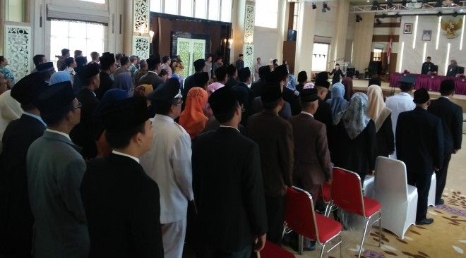 Puluhan Pejabat Kota Jambi Dilantik Siang Ini.