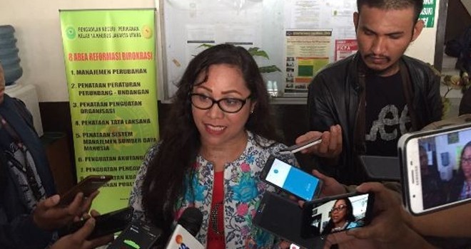 Kuasa hukum pengacara Mantan Gubernur DKI Basuku Tjahaja Purnama alias Ahok, Josefina A Syukur (Evi Ariska/ JawaPos.com)