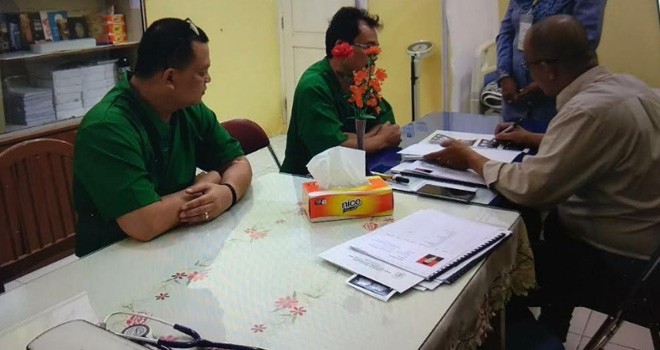 Tes Kesehatan di RSUD Raden Mattaher Jambi.